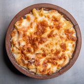 Creamy seafood pasta casserole