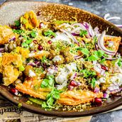 Dahi Samosa Chaat