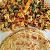 Porotta Or Chapatti 3 With Egg Burji