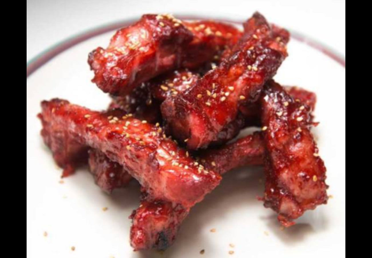 BBQ Spare Ribs with BBQ Sauce