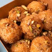 Knafeh Khashneh With Hazelnut