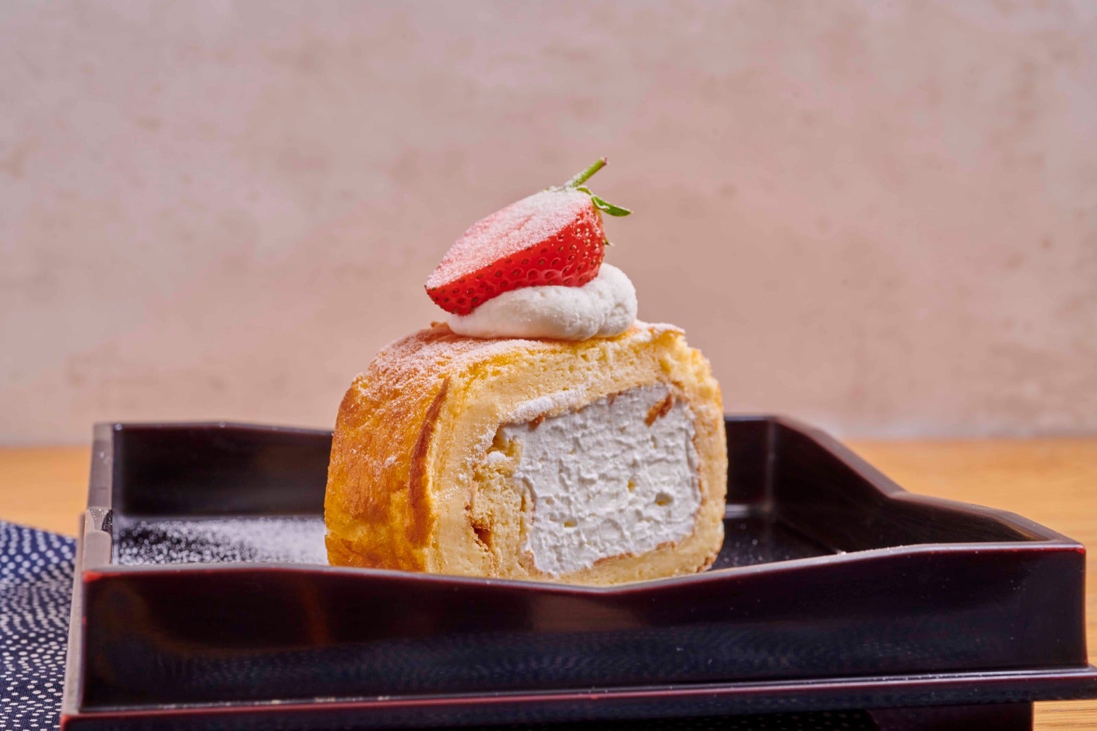 Strawberry Milk Roll Cake