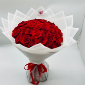 40 Red Rose Bouquet D09