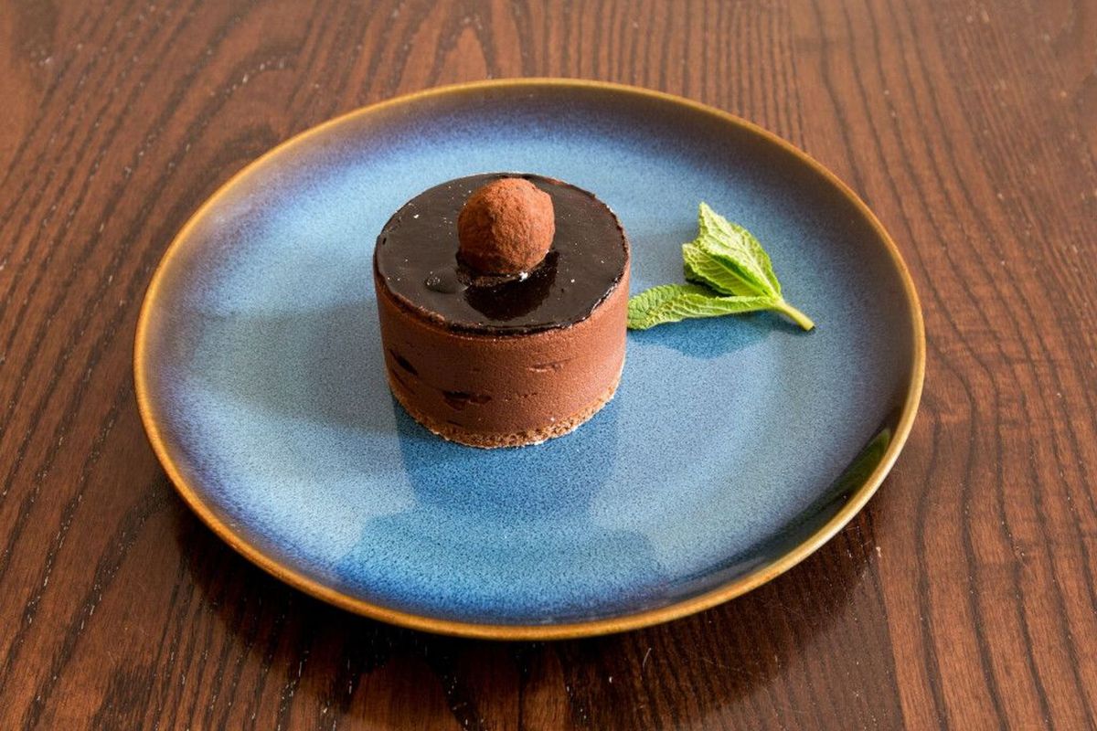 Chocolate truffle torte