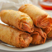 Homemade Chicken Spring Rolls