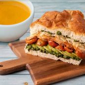 Soup + Focaccia