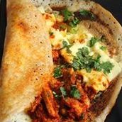 Chicken Curry Dosa