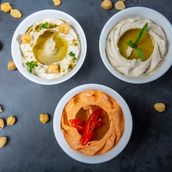 Trio of Hummus