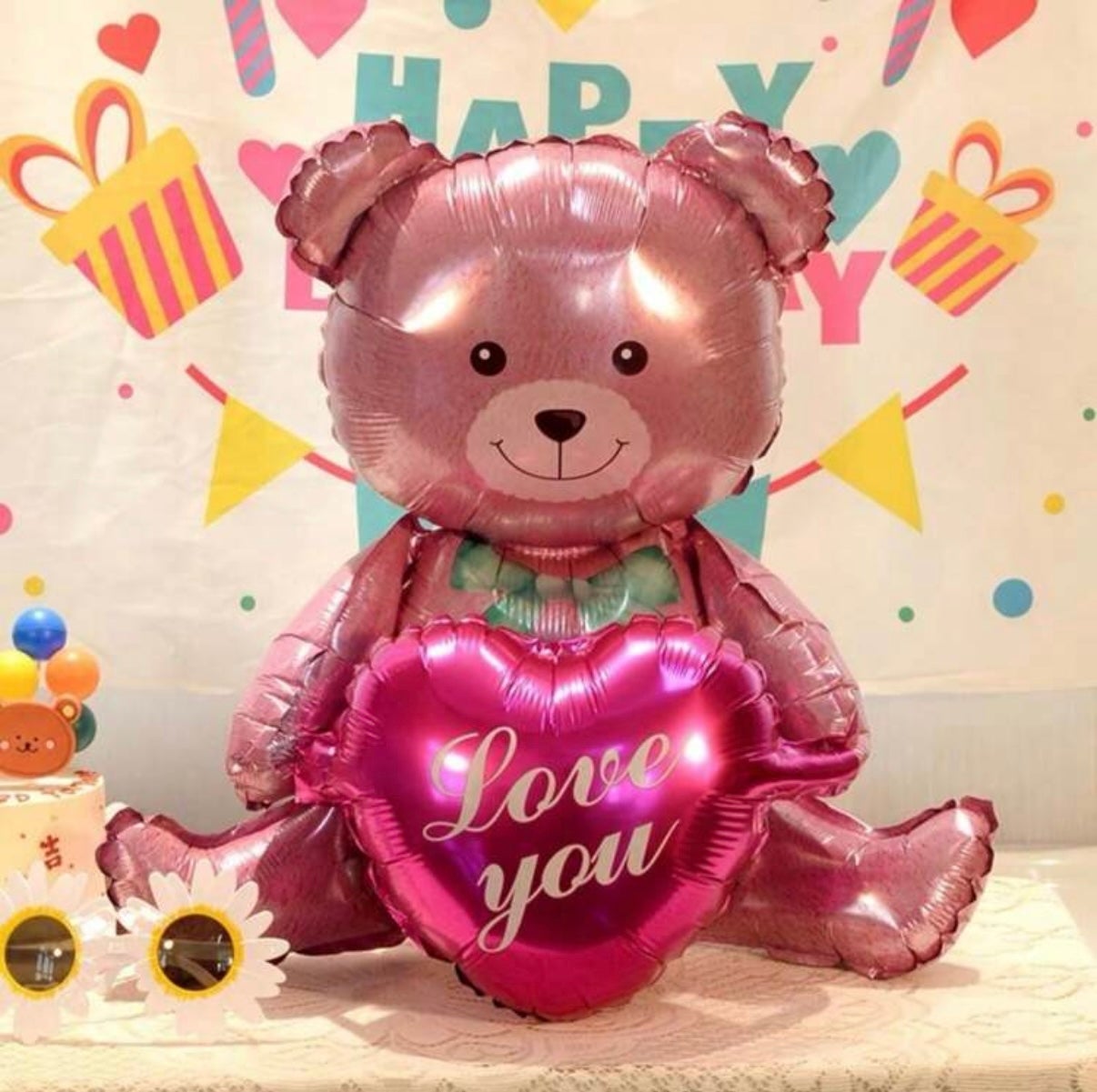 Love you Teddy bear Balloon