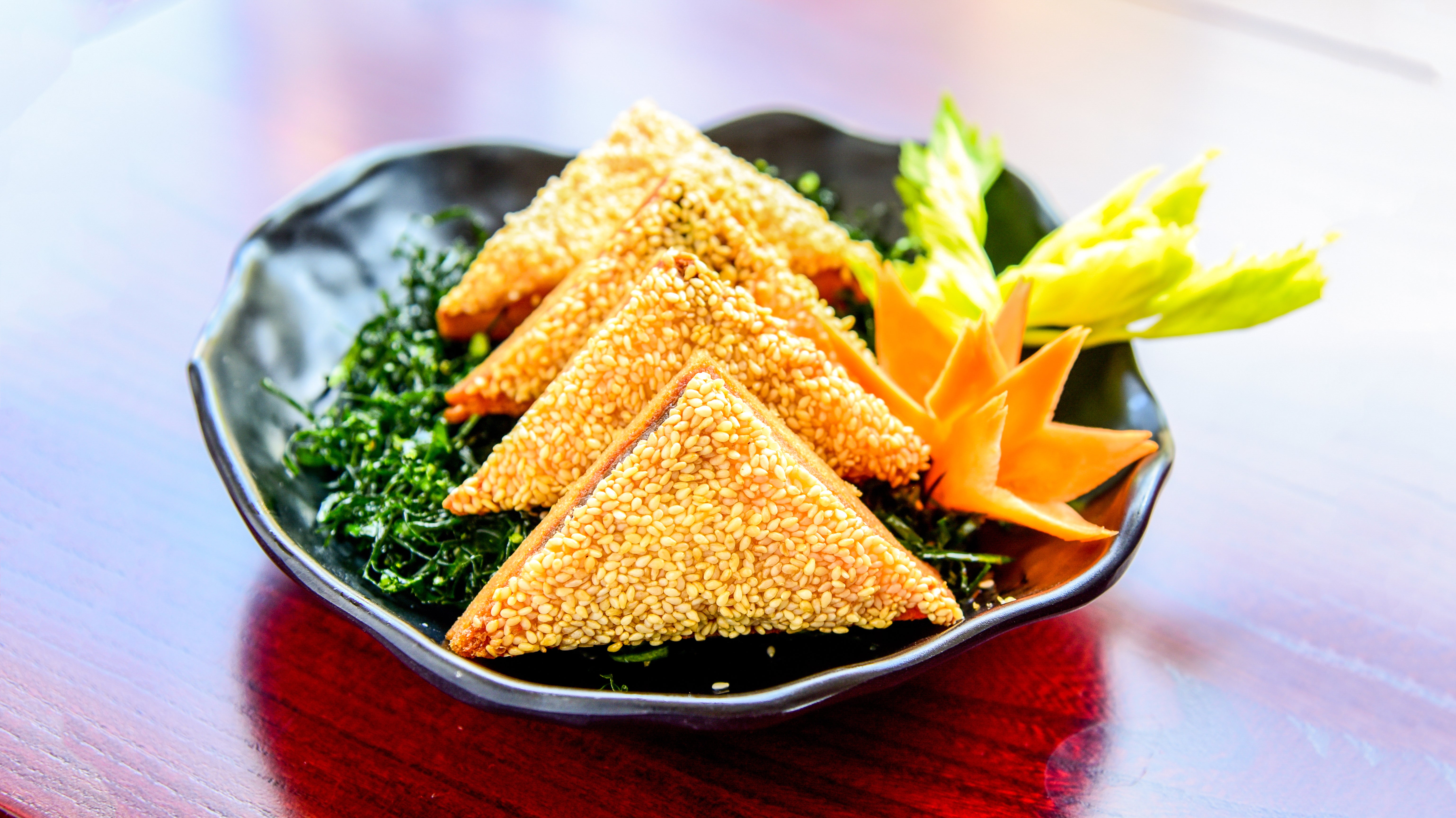 Sesame Prawn on Toast 虾多士