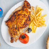 Chicken Charcoal half