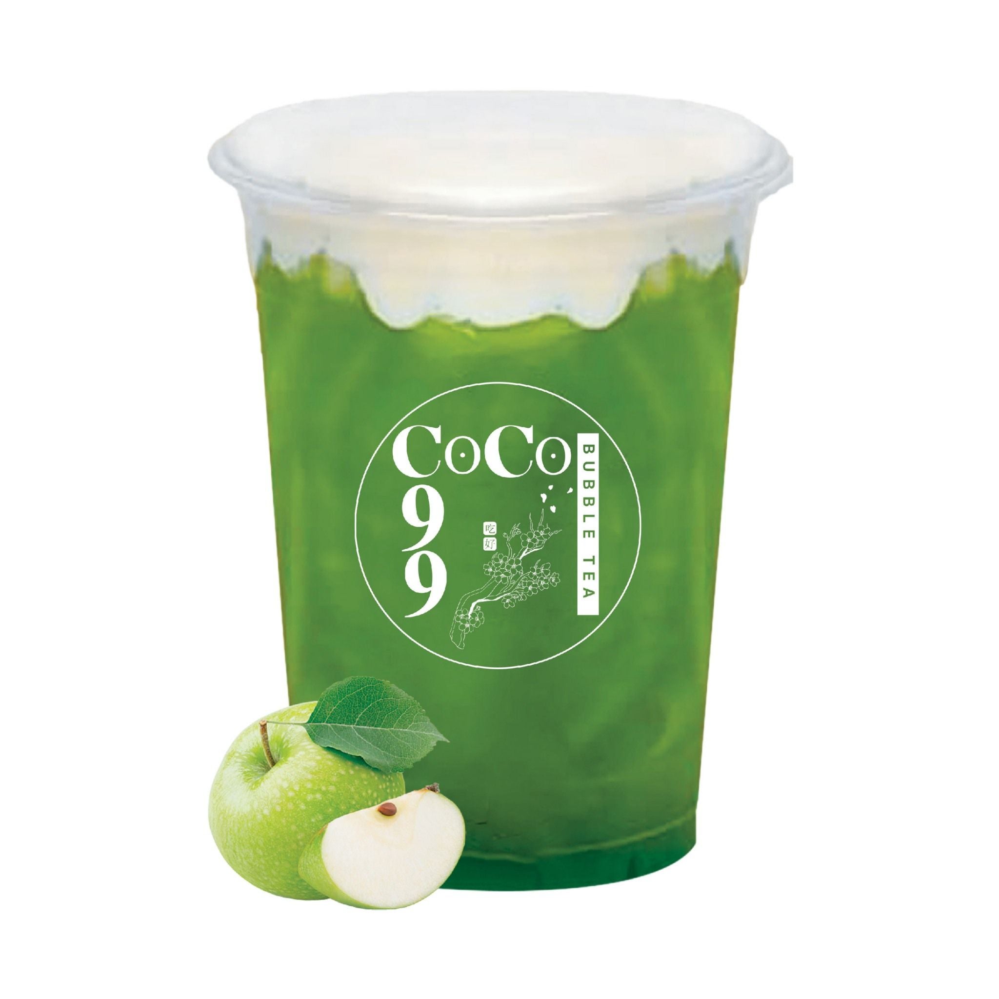 Apple Green Cheese Tea