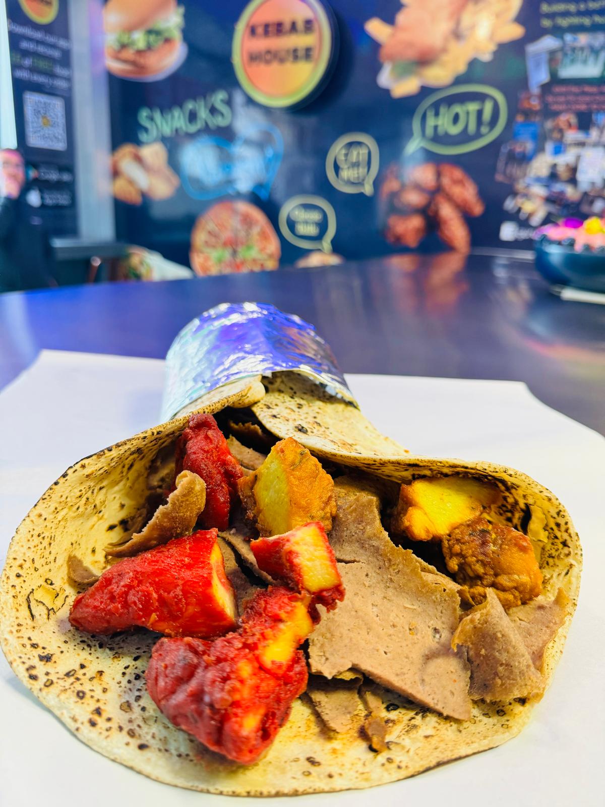 Four Meat Kebab