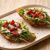 Burrata Cheese, Fresh Pesto And Rocket