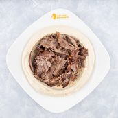 Hummus With Shawarma Beef Plate