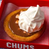 Molten Cookies With Ice Cream 