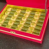 Red Gift Box Sarma And Mini Baklava