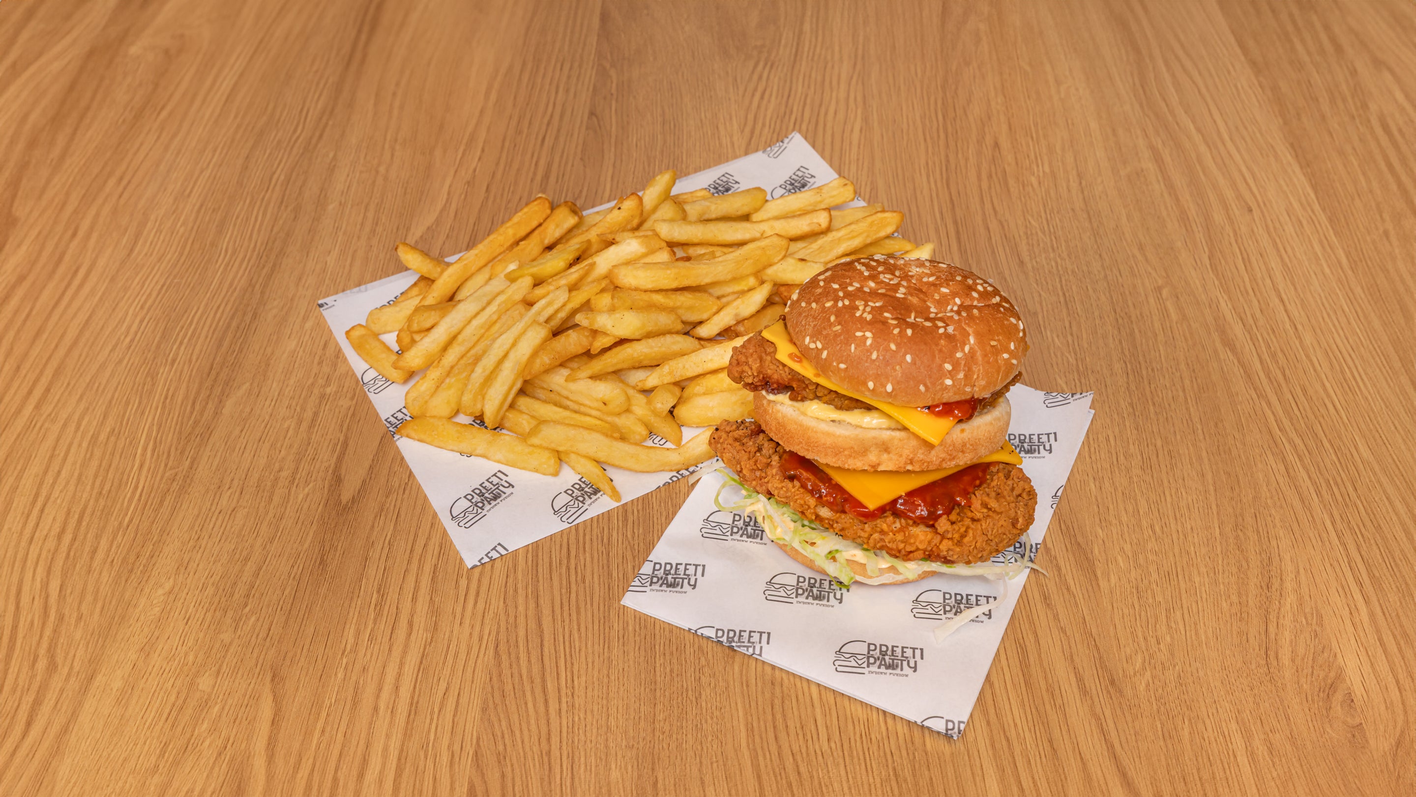 Burger Meal - One Side and a Drink