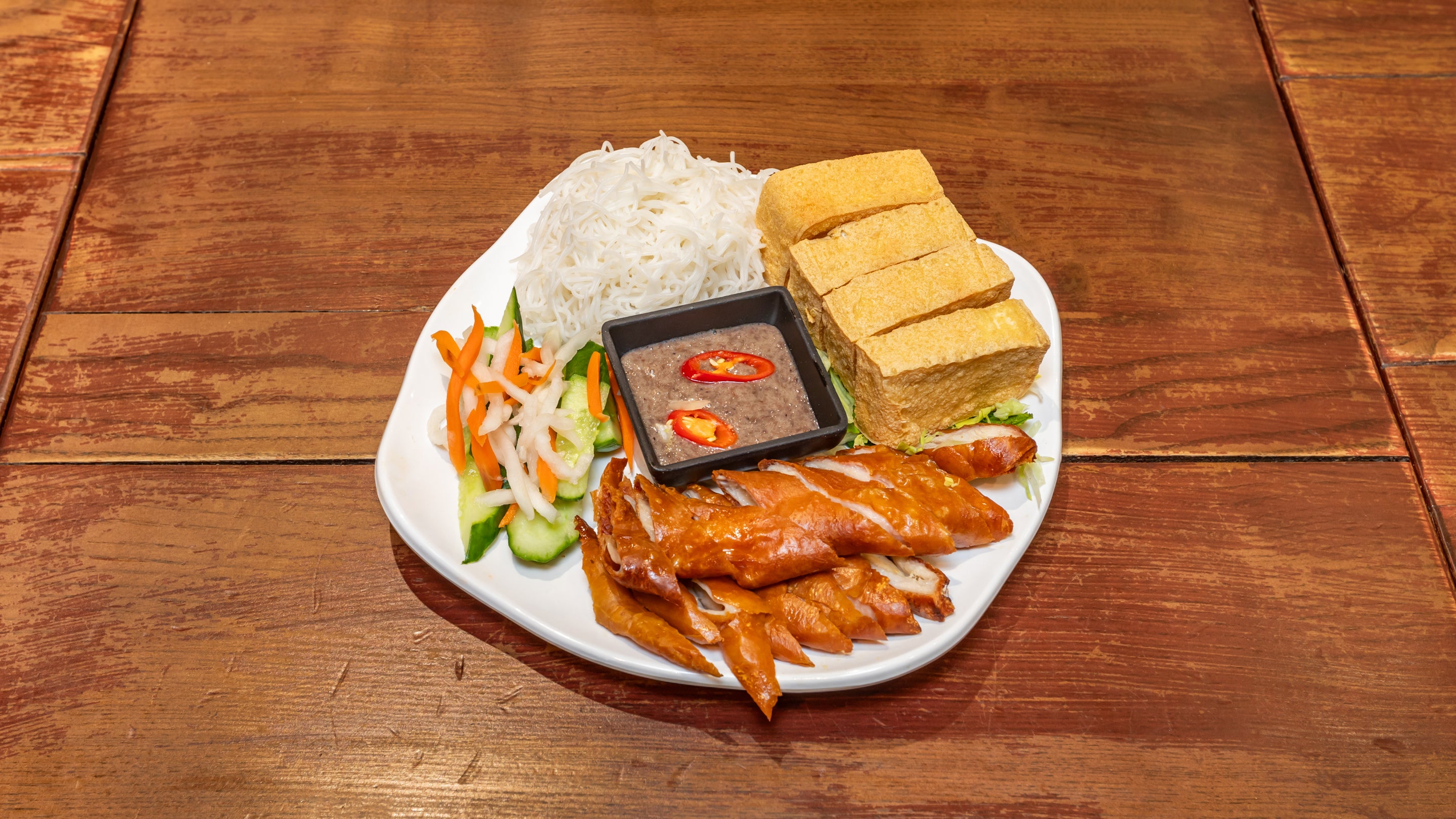 Bagbagis and Fried Tofu