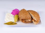 Shawarma Chicken Kaiser Sandwich
