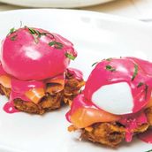 Eggs Benedict with Chicken Ham
