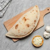 Cheesy Garlic Calzone