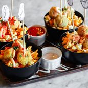Mix Chicken/Shrimps/Crab And Rice Ball