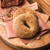 White Sesame Bagel