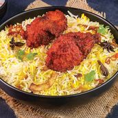 Broasted Chicken Biriyani