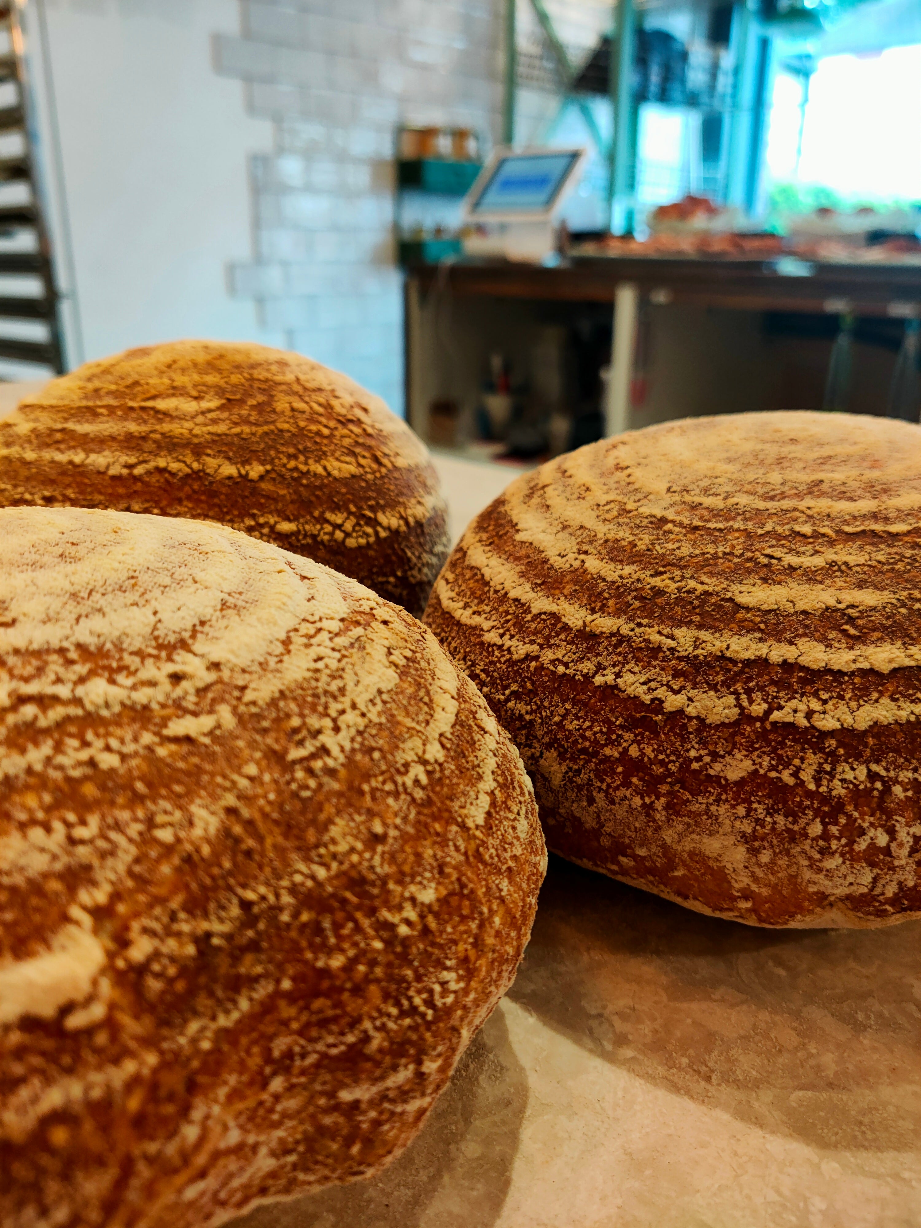 Stone Baked Wholemeal Loaf (Boule)