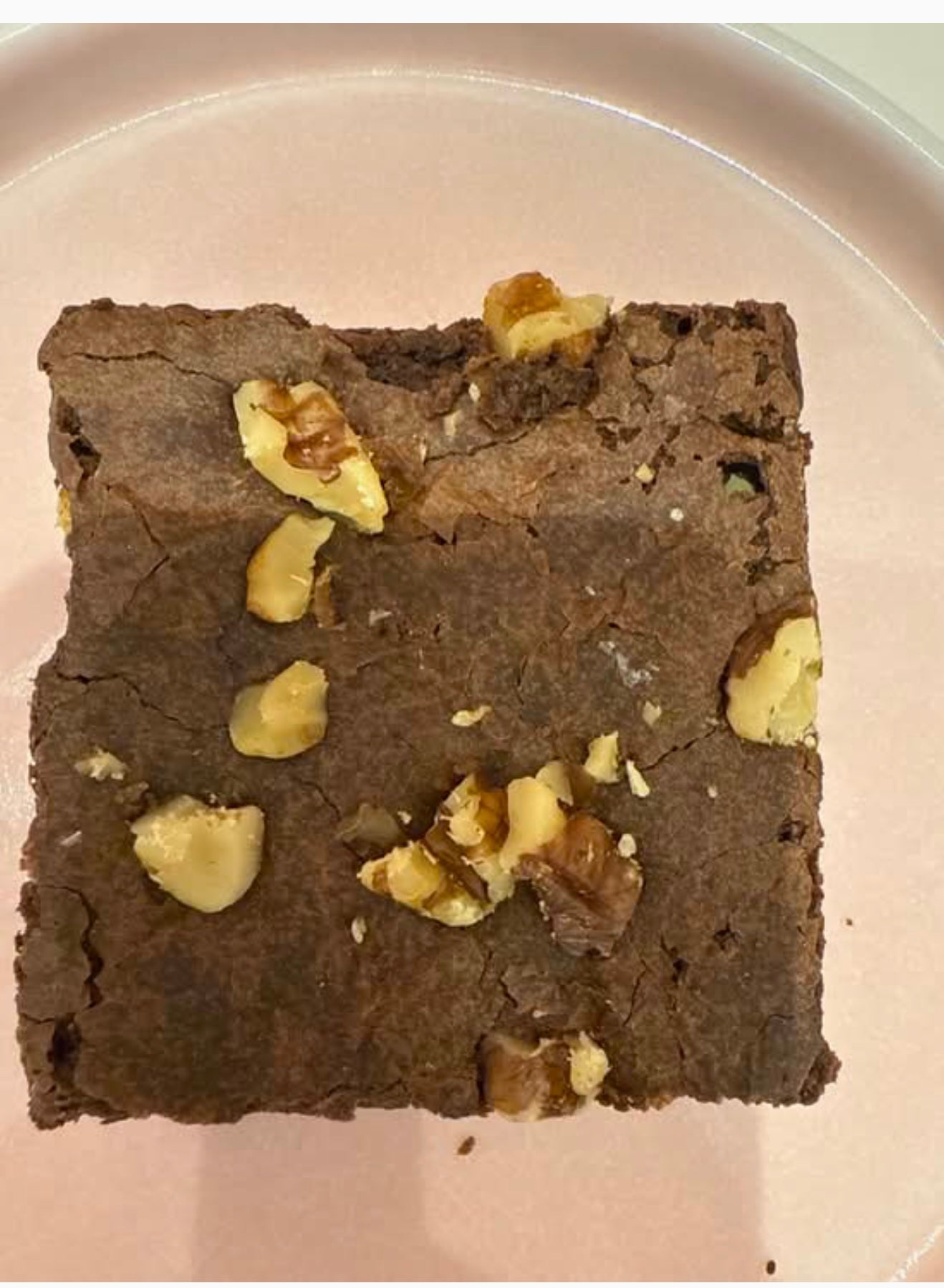 Walnut brownie