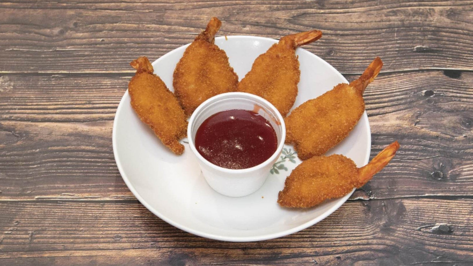 Deep-Fried Butterfly King Prawn