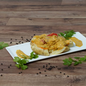 Baked Potato With Vegetables Korma