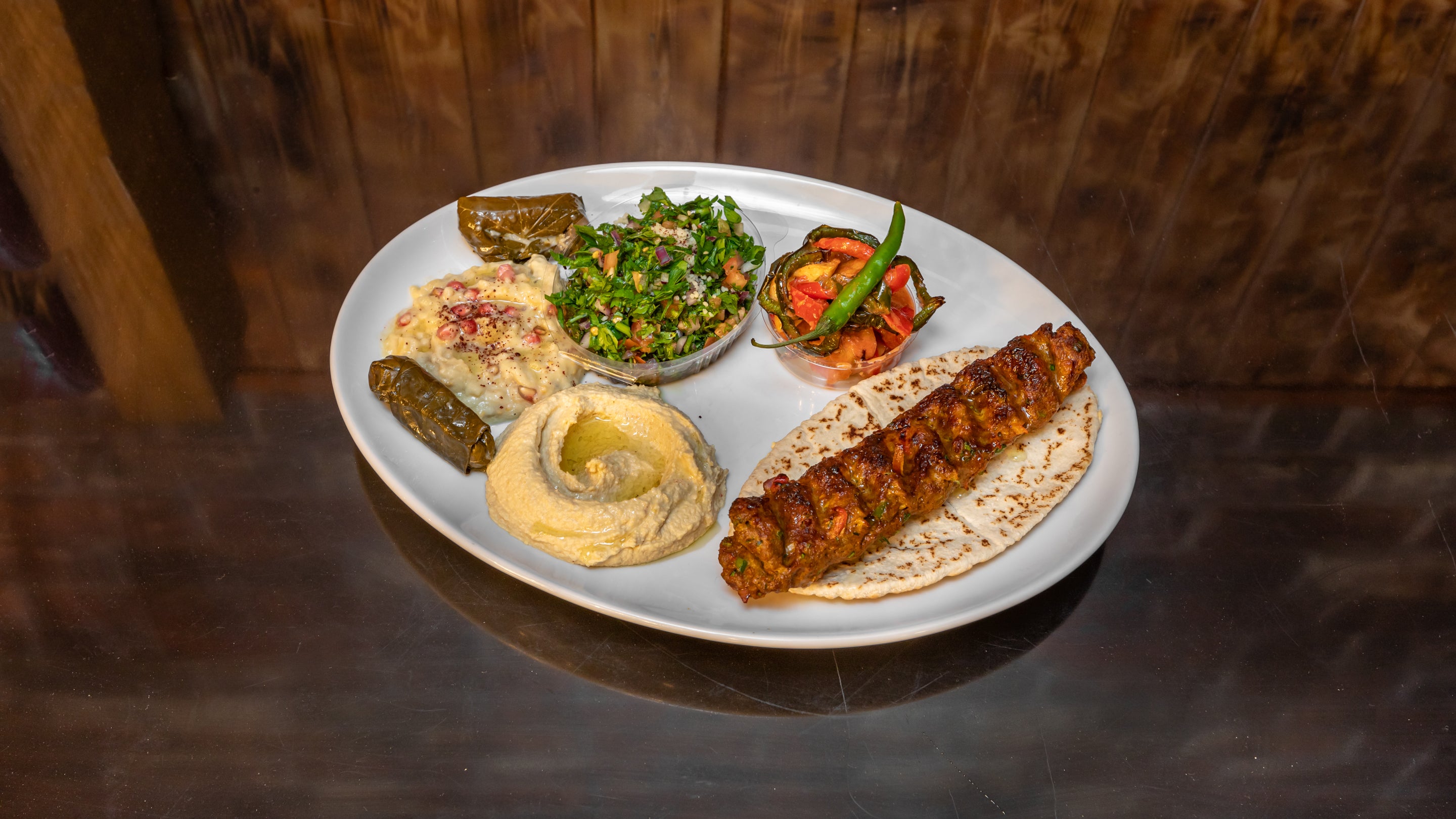 Cold Maze meal with kofta