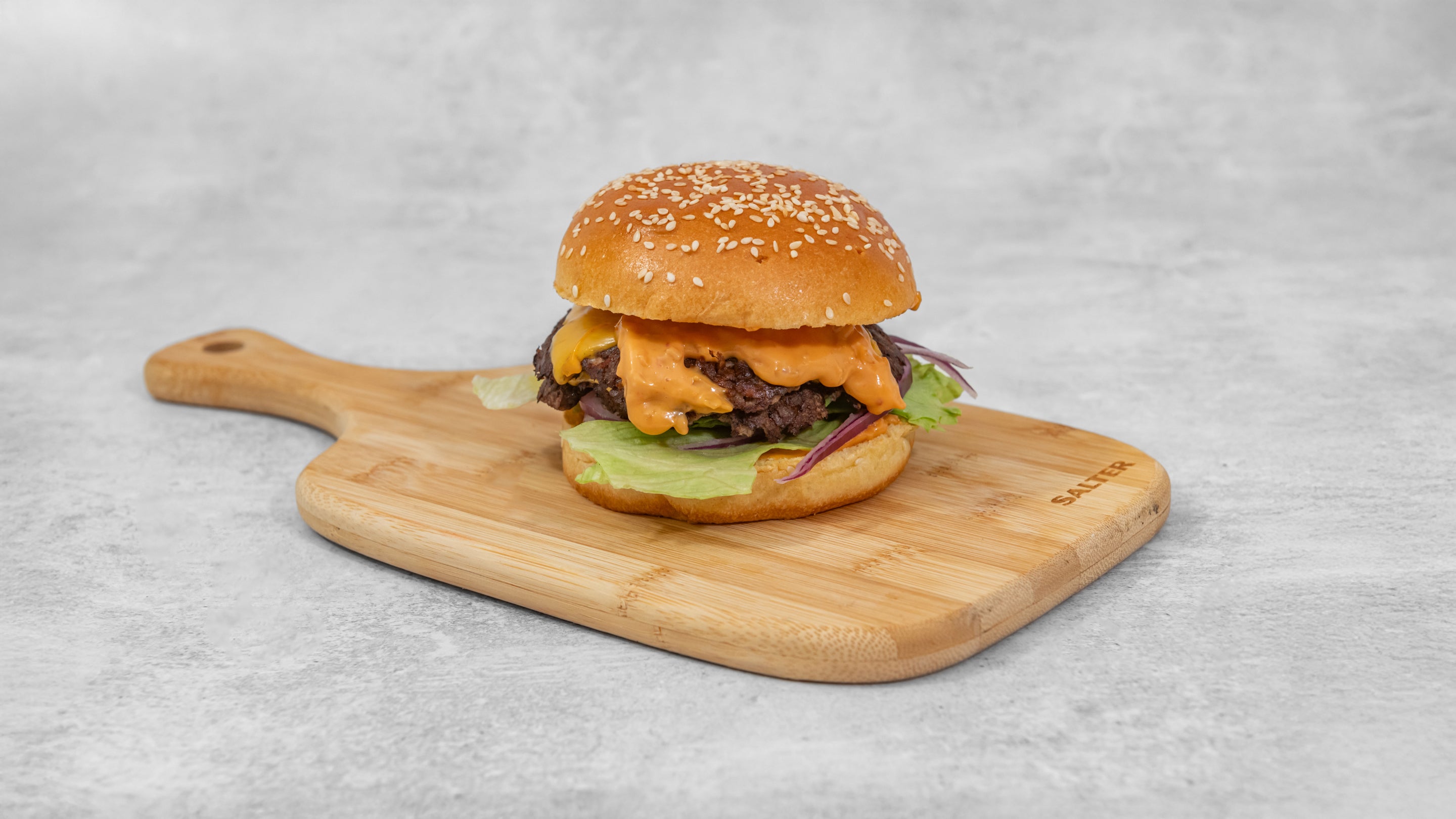 Double Smashed Burger - On It's Own