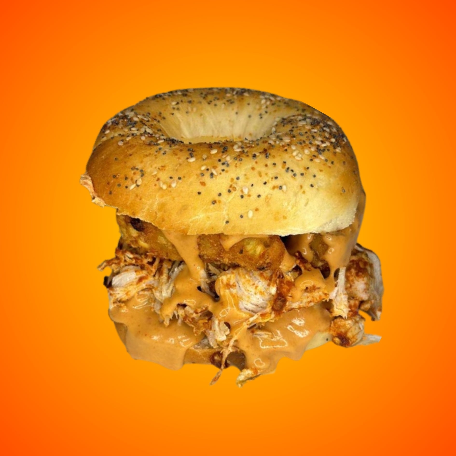Chilli Chicken Bagel