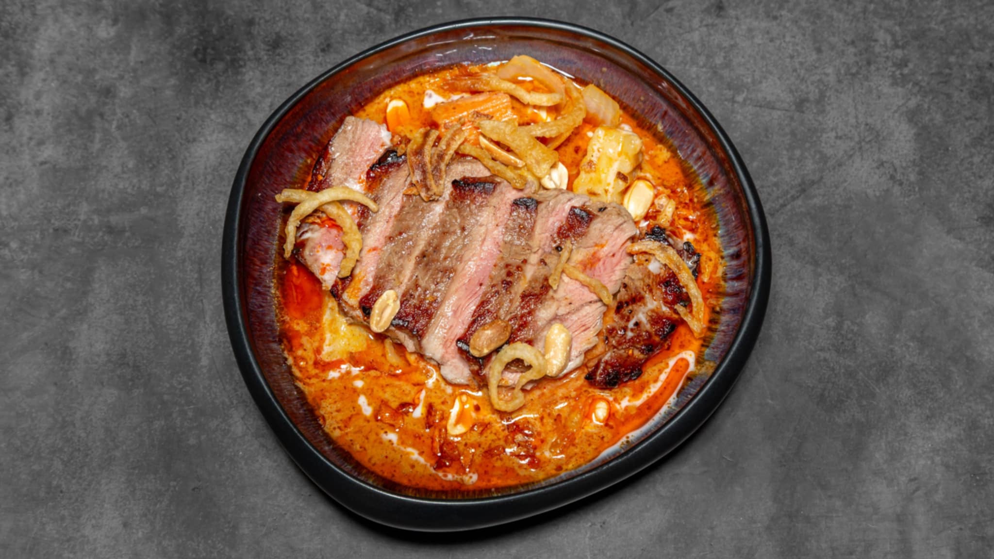 1. Ribeye Massamun curry