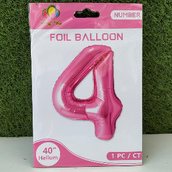 Number 4 Pink