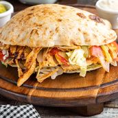 Chicken Doner Round Bread