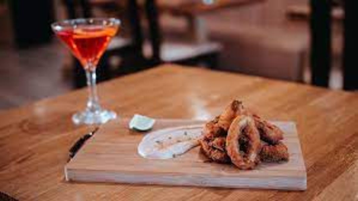 Panko Covered Crispy Calamari Rings