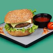 Healthy Grilled Beef Burger