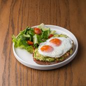 Avocado Toast With Eggs