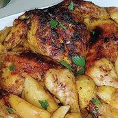 Roasted Chicken Tajine with Potatoes