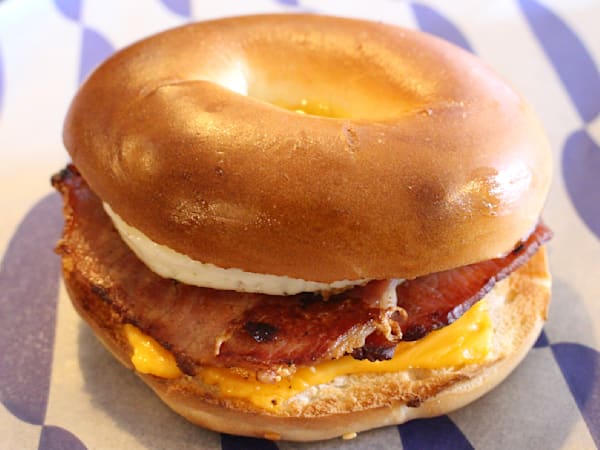 Style  13 - American Cheese , Fried Egg and Bacon