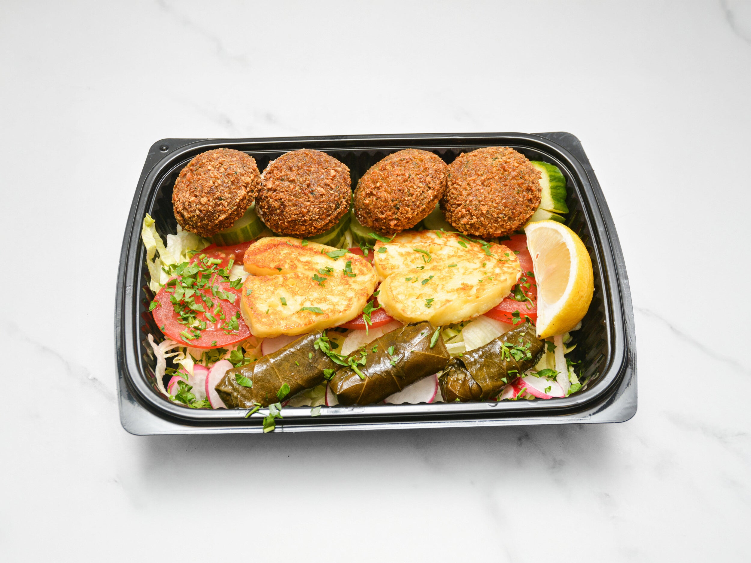 Kippatu Falafel and Halloumi Box