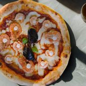 Seafood Pizza Red Sauce