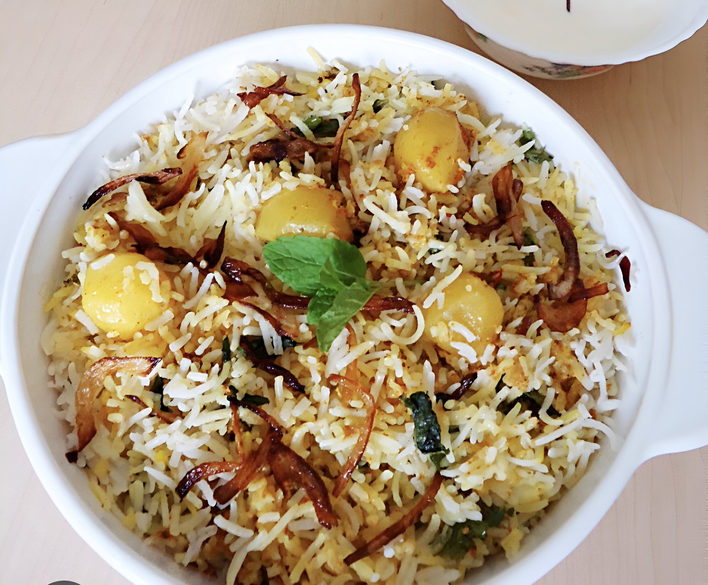Aloo Keema Biryani