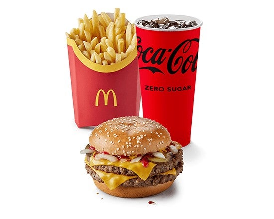 Large Double Quarter Pounder™  with cheese Meal