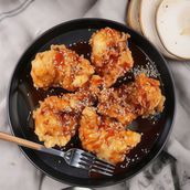 Sticky Sesame Shrimp