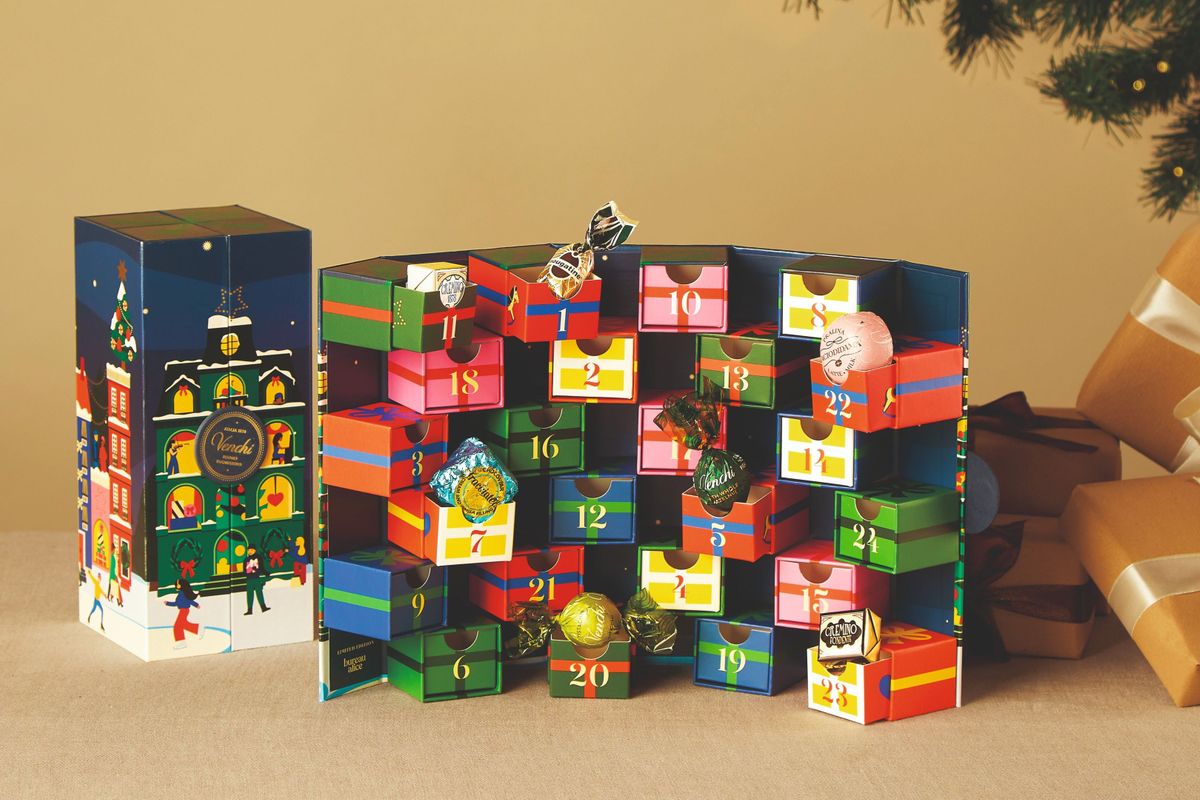 Deluxe assorted chocolates advent calendar